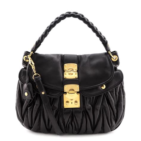 miu miu coffer black|Miu Coffer matelassé nappa leather mini.